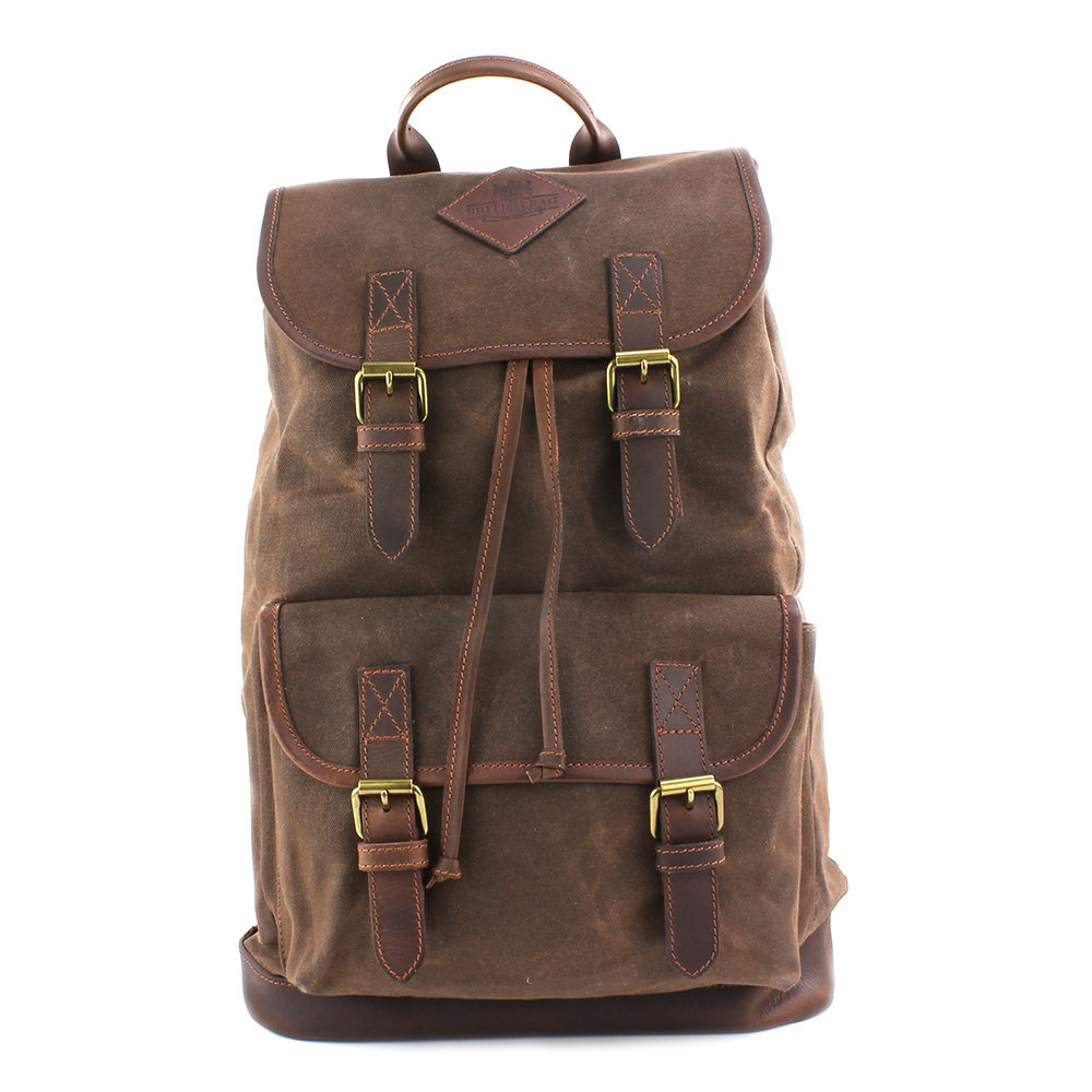 waxed rucksack